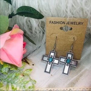 NWT Western Cross Earrings